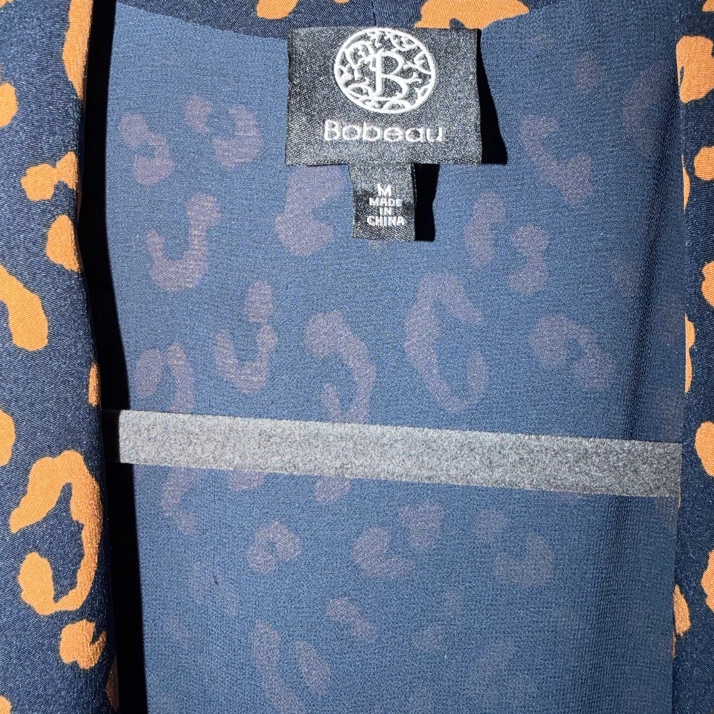 Bobeau Cheetah Print Blazer Size Medium - Picture 6 of 6